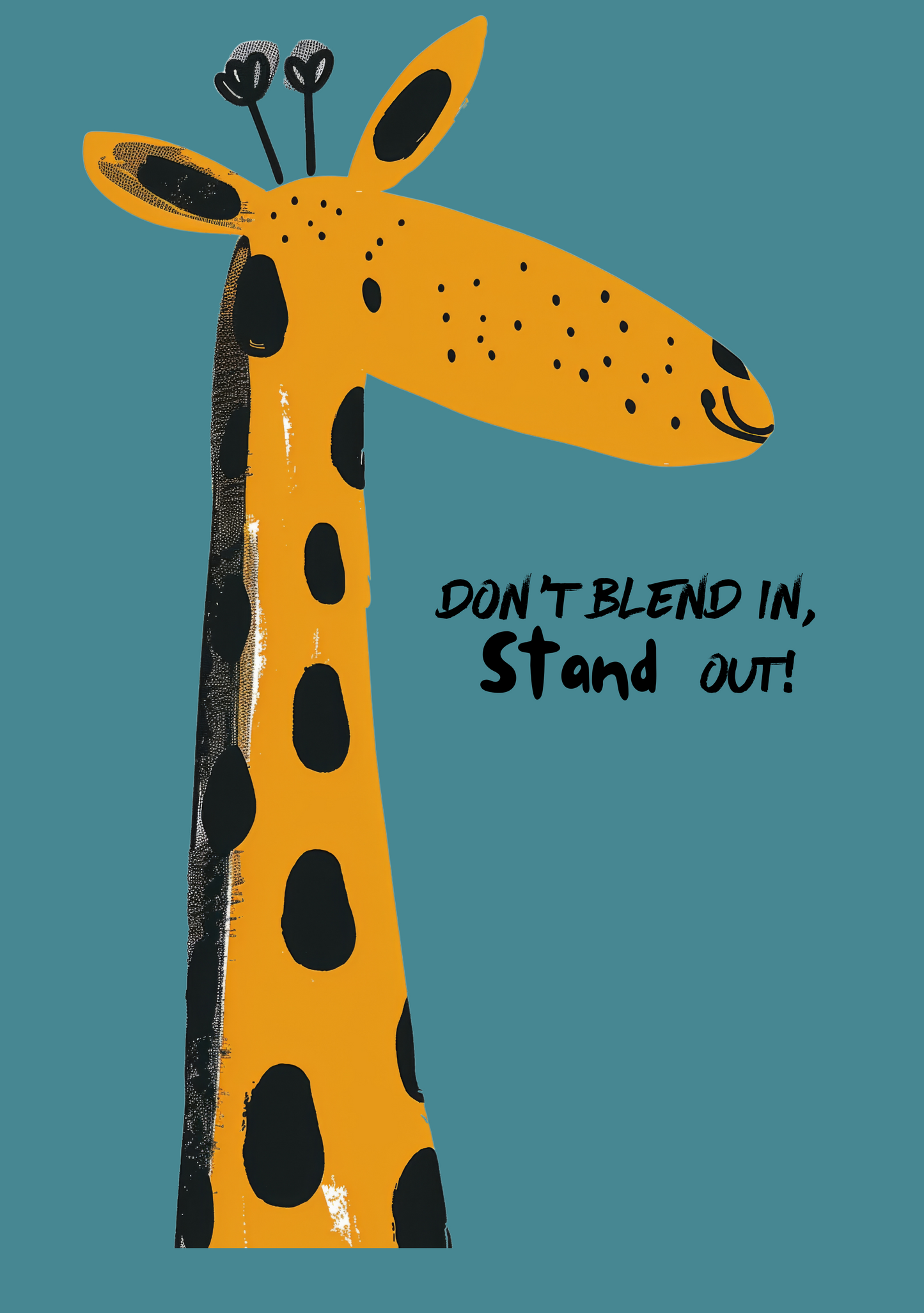 Stand Out Panel - Deep Teal 100% Cotton Jersey